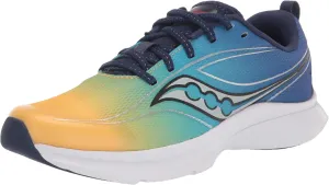 Saucony Kids Kinvara 13 Sneaker, Blue, 12 US Unisex Big Kid