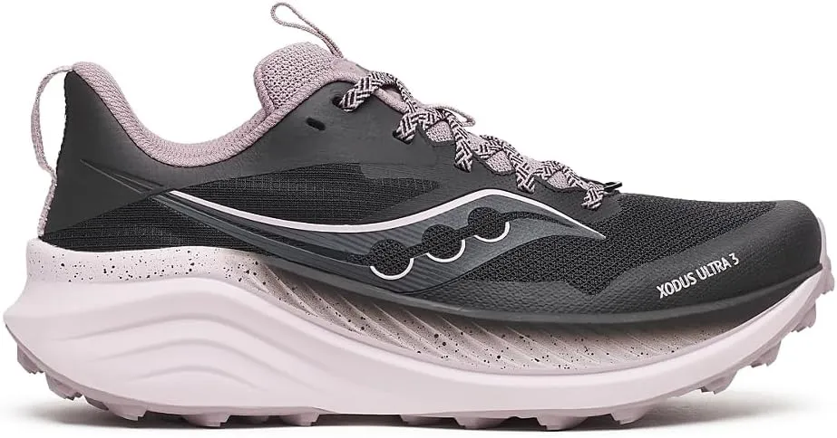 Saucony Women's Xodus Ultra 3 Sneaker, Black/Quail, 11.5