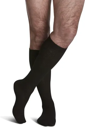 Sigvaris Men's Casual Cotton 186 Calf High Compression Socks 15-20mmHg