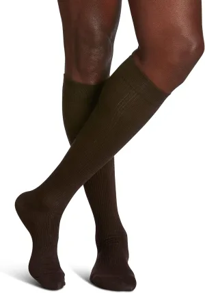 Sigvaris Men's Casual Cotton 186 Calf High Compression Socks 15-20mmHg