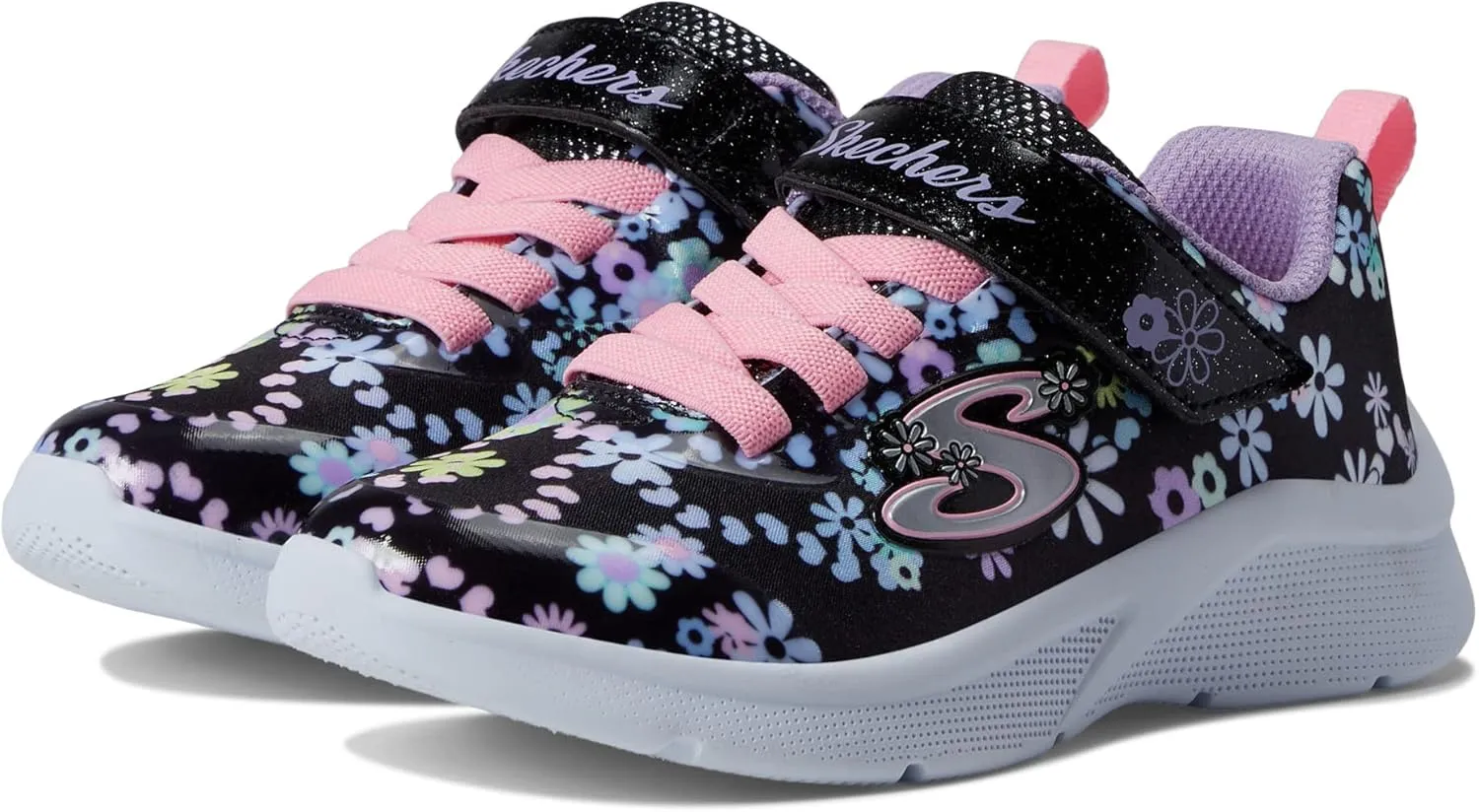 Skechers Girl's Microspec (Little Big Kid) Sneaker