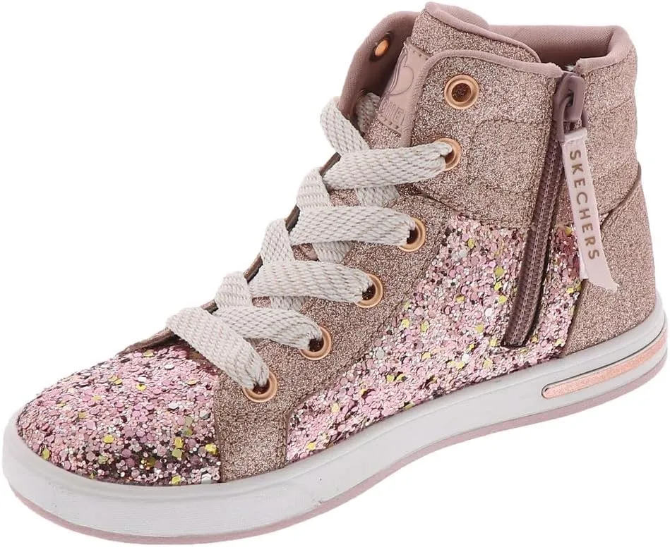 Skechers Girls' Street Shoutouts Glitter Glams Sneaker