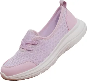 Slip On Orthopedic Sneakers for Women Walking Health Shoes Soft Sole Mesh Comfort Shoes Lightweight Wide Width Arch Support Shoe Breathable Comfort Work Sneaker