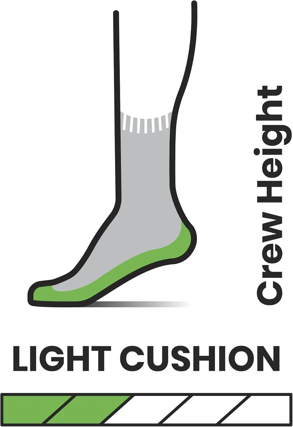 Smartwool Men's Hike Classic Edition Light Cushion Solid Crew Socks