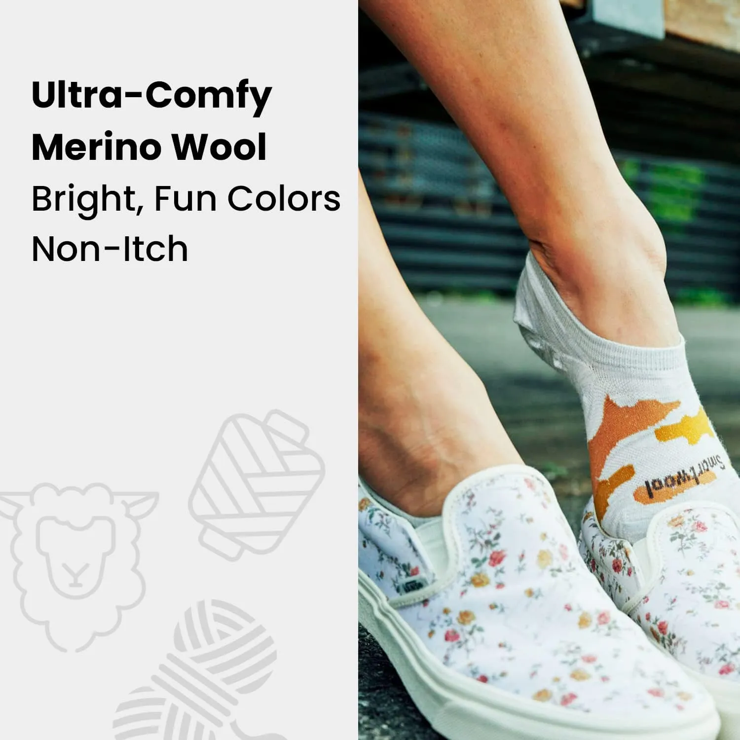 Smartwool Men's Trail Run Targeted Cushion Neature Print Crew Socks