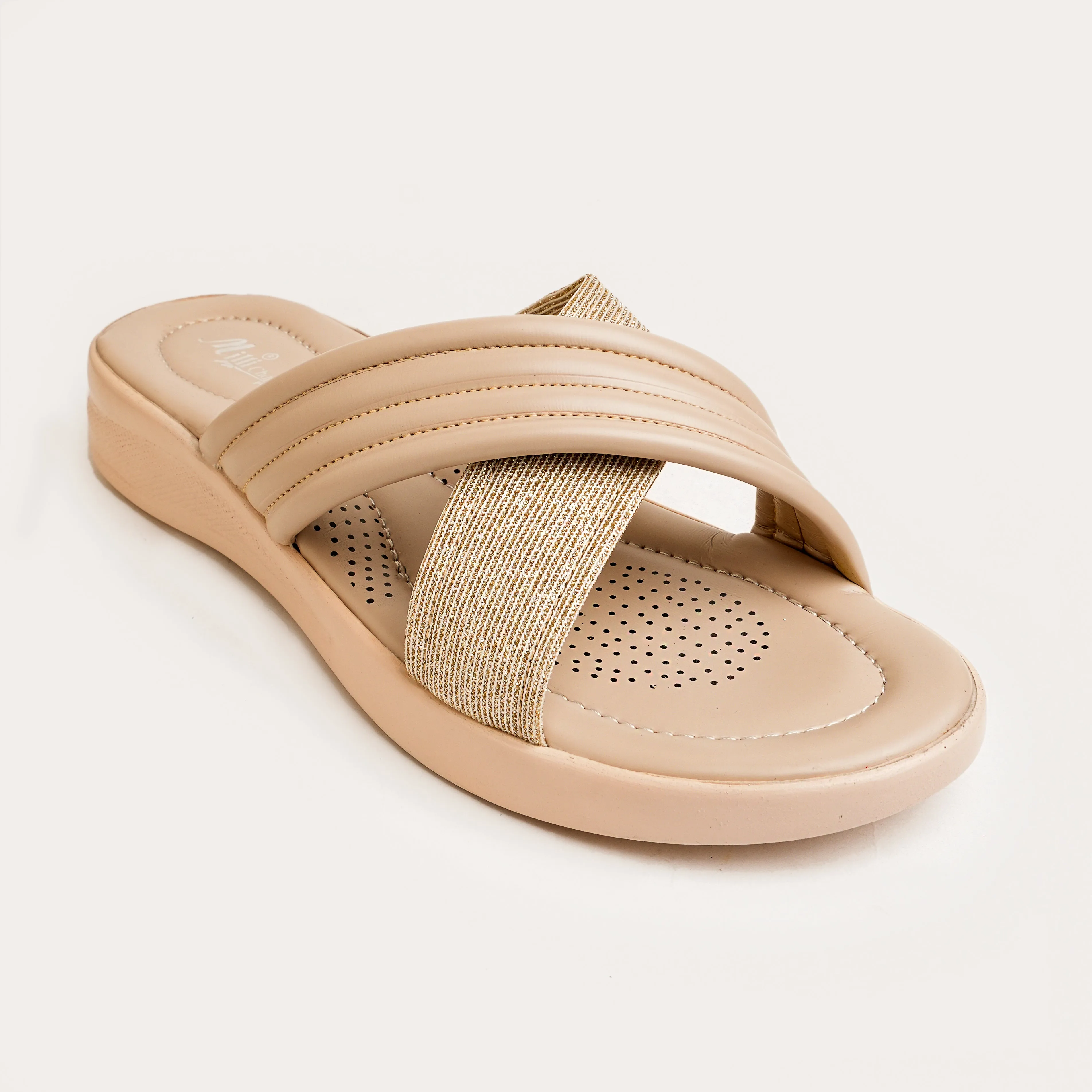 Soft Serenity High Sole Flat - Beige