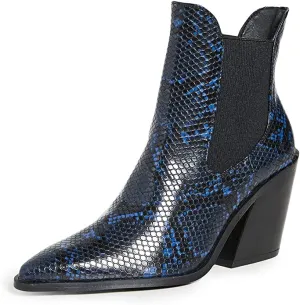Steven Women's Gail Booties, Blue Multi, 10 Medium US