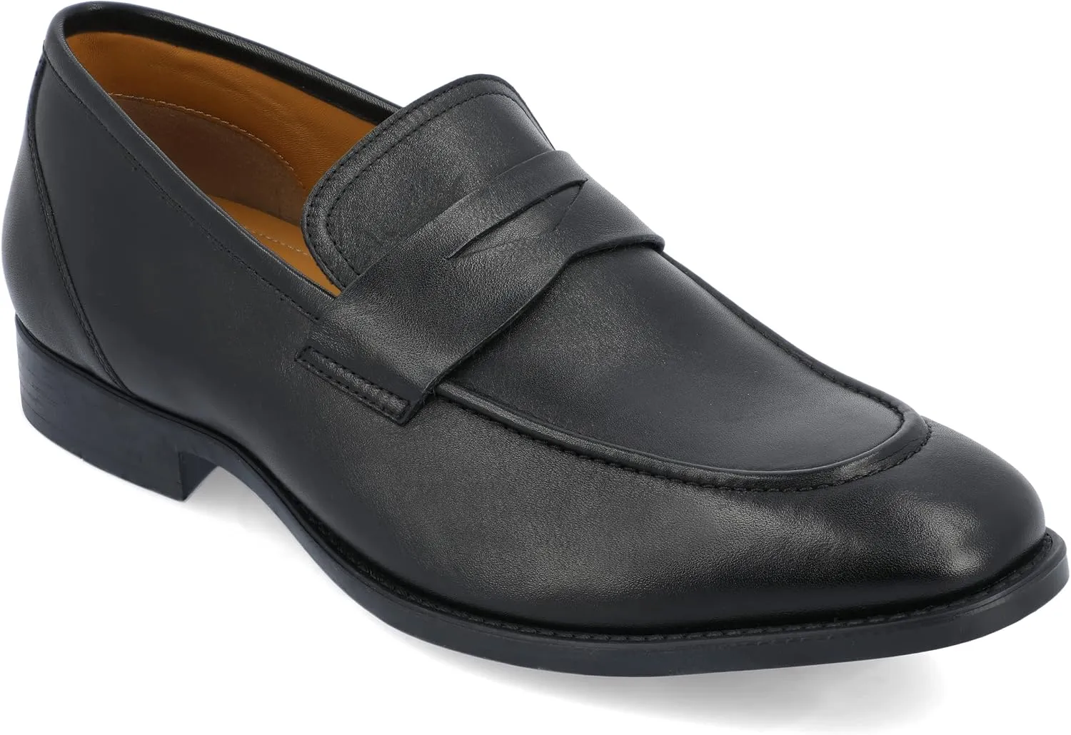 Thomas & Vine Men's Bishop Apron Toe Penny Loafer