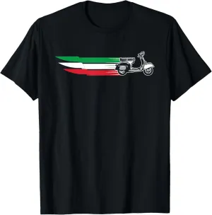 Tricolore - Italian Flag T-Shirt Italian Scooter T-Shirt