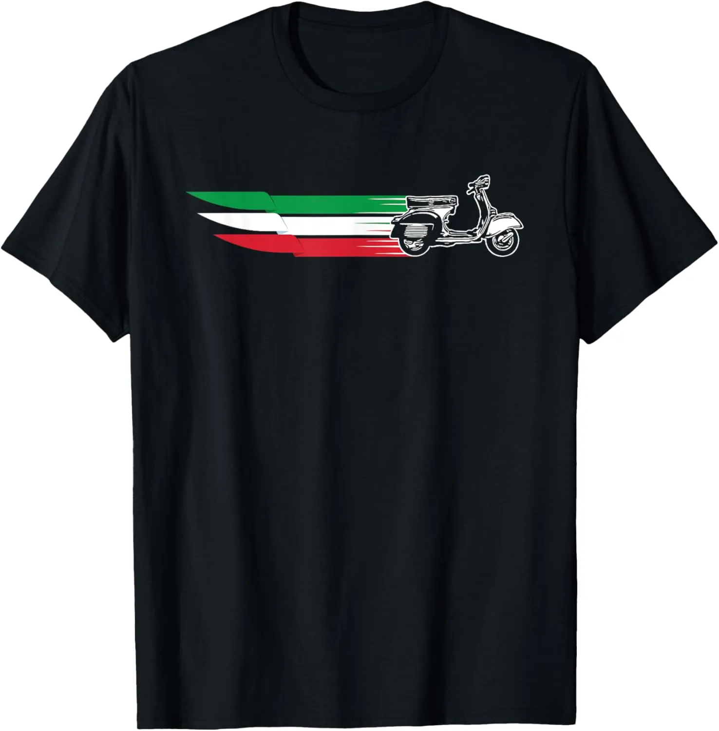 Tricolore - Italian Flag T-Shirt Italian Scooter T-Shirt