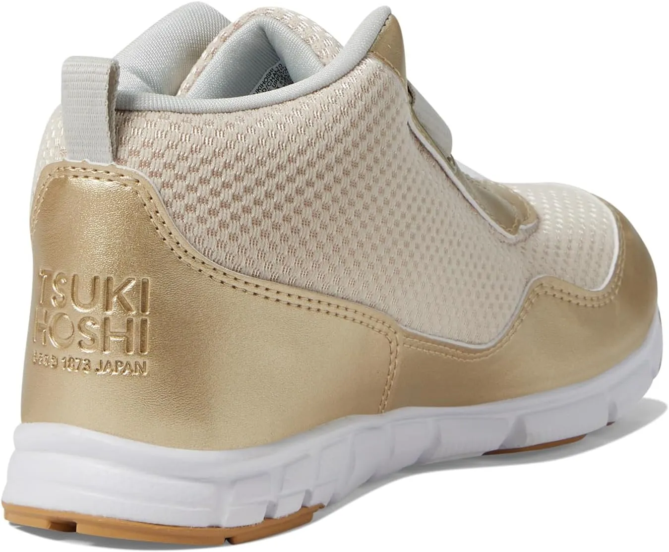 TSUKIHOSHI 7510 Tokyo Waterproof Strap-Closure Machine-Washable Child Sneaker Shoe with Wide Toe Box and Slip-Resistant, Non-Marking Outsole - for Toddlers and Little Kids, Ages 1-8