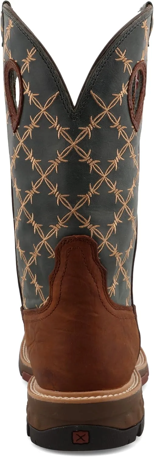 Twisted X Men's 12" Nano Composite Safety Toe Western Work Boot