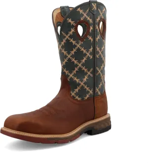 Twisted X Men's 12" Nano Composite Safety Toe Western Work Boot