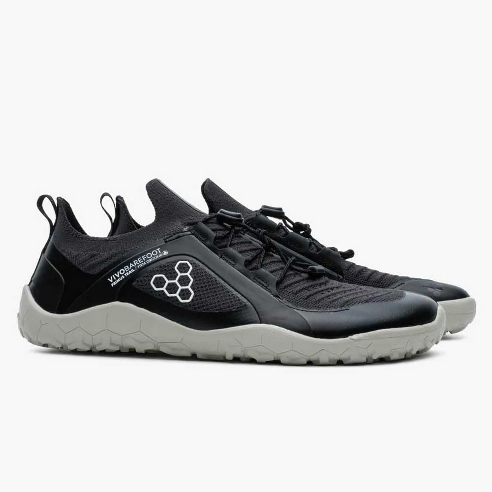 Vivobarefoot Primus Trail Knit FG, Womens Breathable Off-Road Shoe with Barefoot Firm Ground Sole