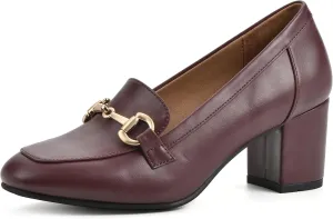 WHITE MOUNTAIN Women's Shoes Freehold Block Heel Loafer
