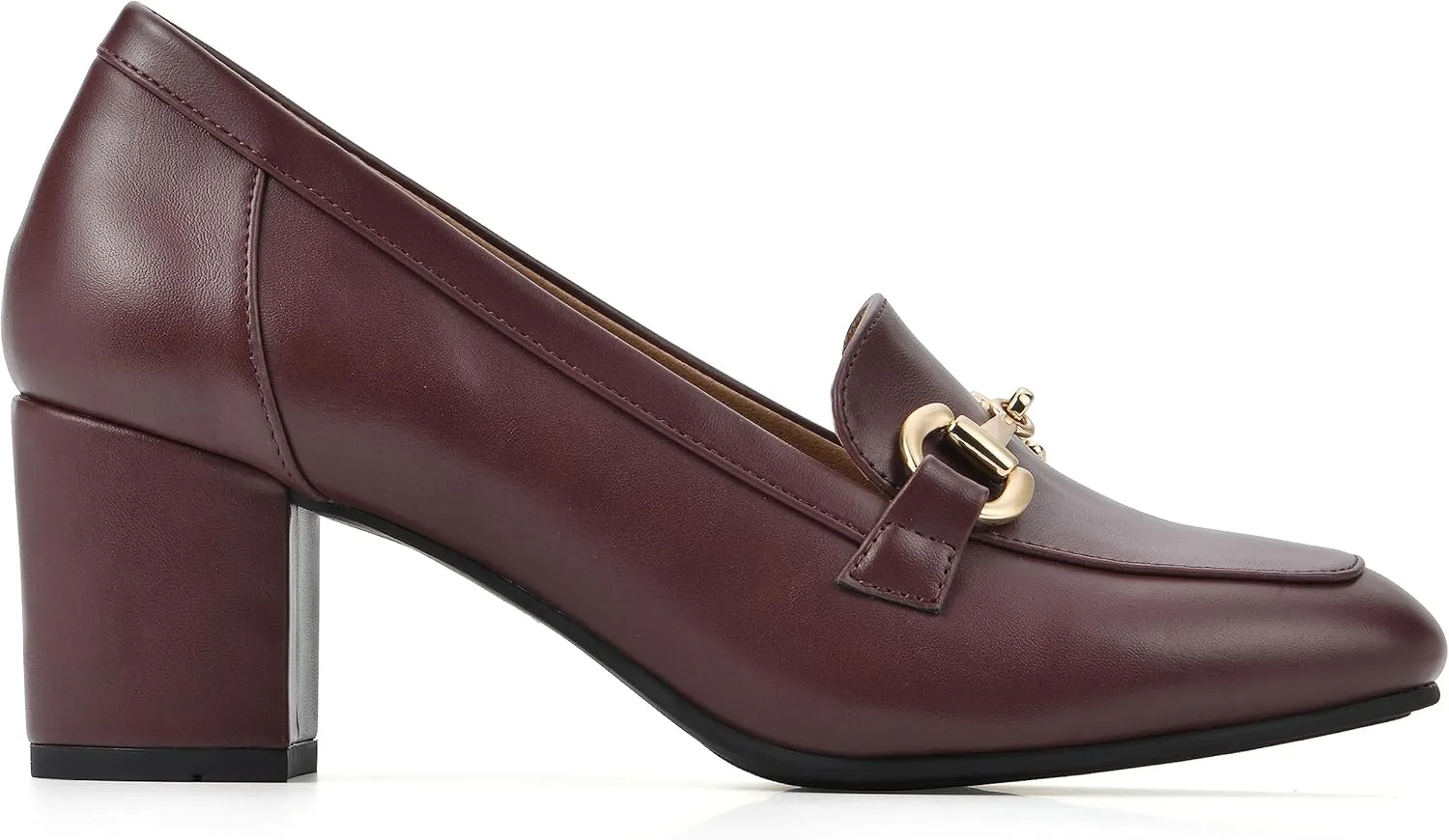 WHITE MOUNTAIN Women's Shoes Freehold Block Heel Loafer