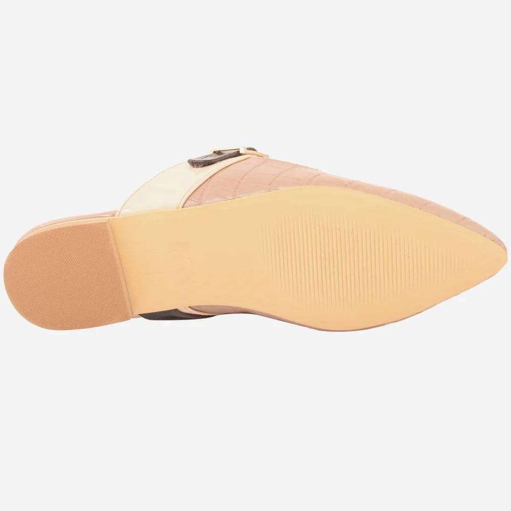 Women "SAVANNAH" Pointy Toe Flat Slippers