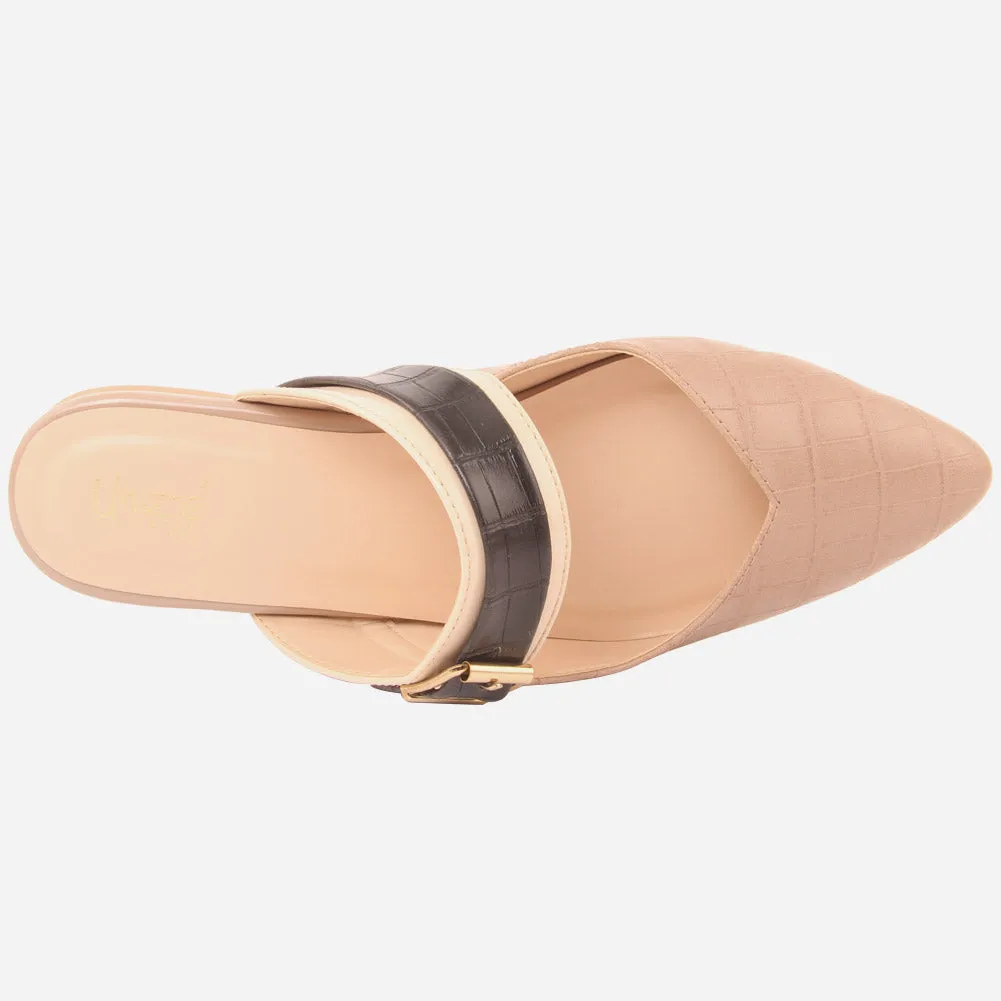 Women "SAVANNAH" Pointy Toe Flat Slippers