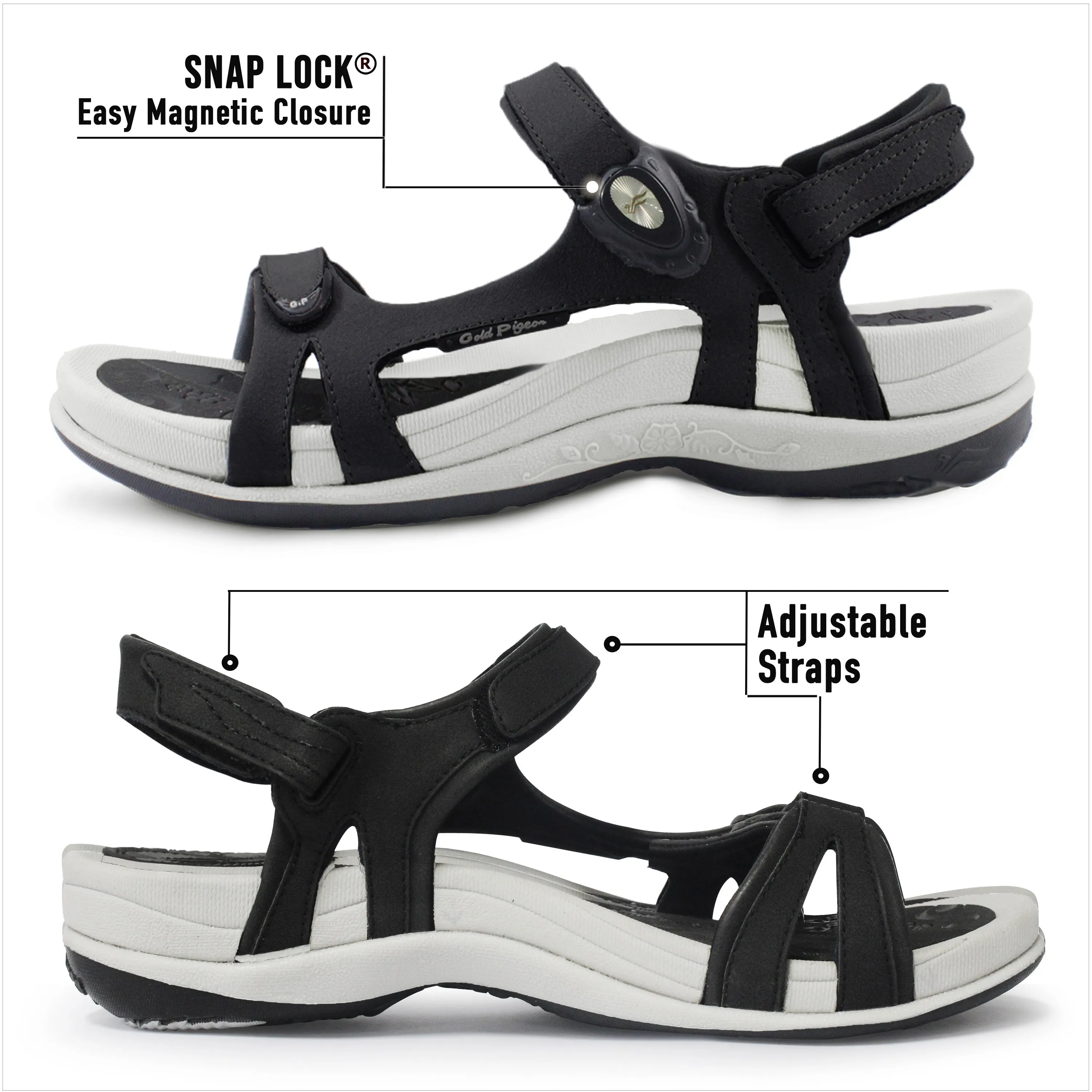 Women Signature: 9179 Black Grey