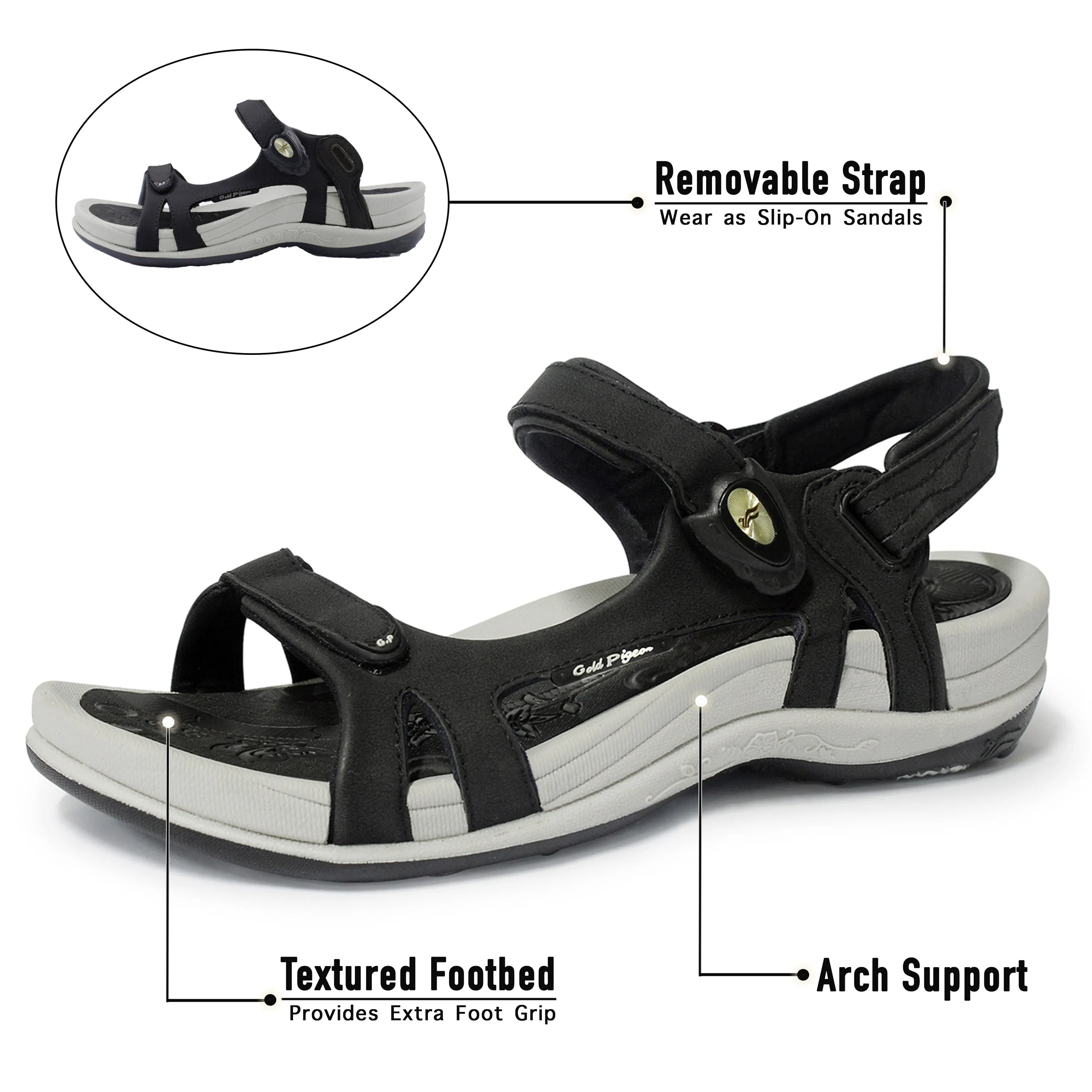 Women Signature: 9179 Black Grey