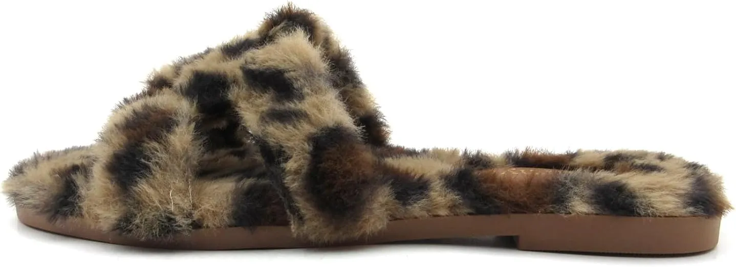 Women's Furry Slippers: Versatile Indoor/Outdoor Slippers with Plush Cotton Upper and Soft Sole - Perfect for Parties, Gatherings, Casual Wear, Vacations, and Beach Days