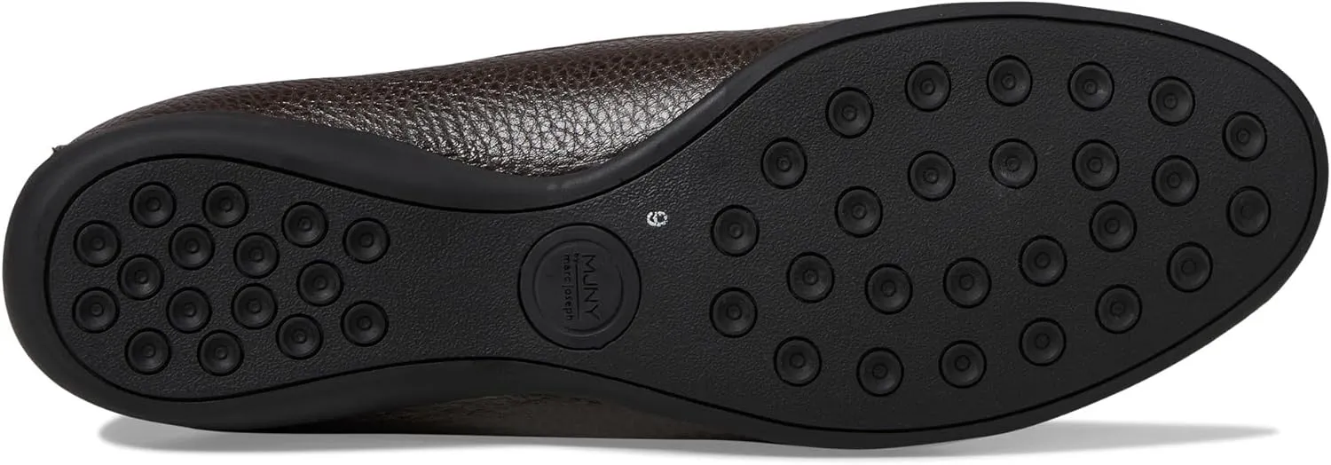 Women's Genuine Leather Slip on Buckle Loafer