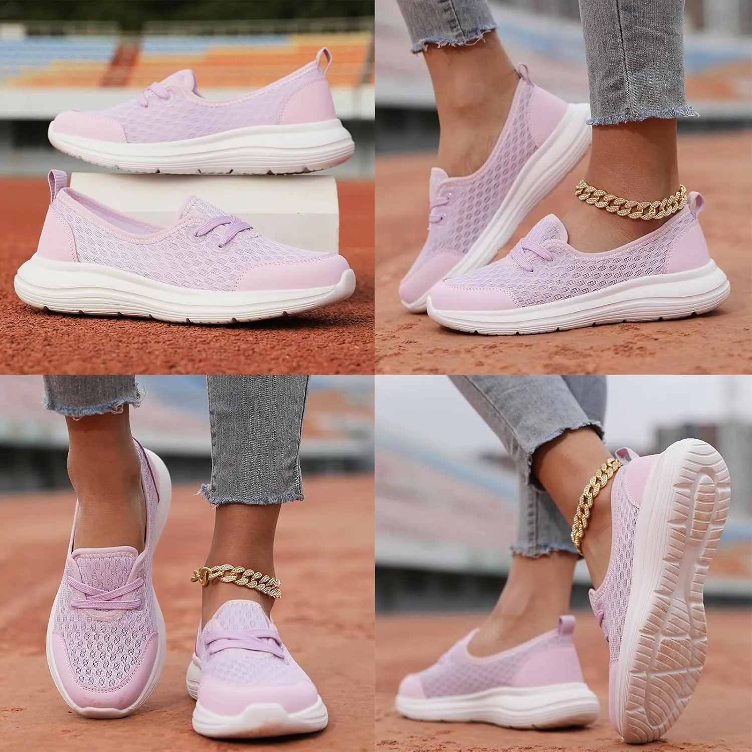 Women's Soft Sole Mesh Comfort Orthopedic Shoes Casual Breathable Slip-on Shoes Walking Shoes Orthopedic Women Comfort