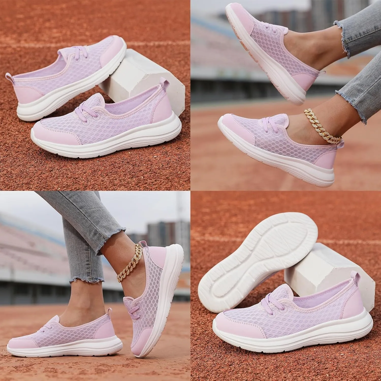 Women's Soft Sole Mesh Comfort Orthopedic Shoes Casual Breathable Slip-on Shoes Walking Shoes Orthopedic Women Comfort