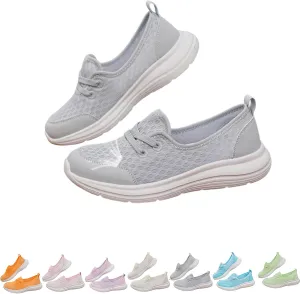 Women's Soft Sole Mesh Comfort Orthopedic Shoes, Casual Slip on Comfort Wear Shoe, Low-Top Breathable Flat Shoe for Women