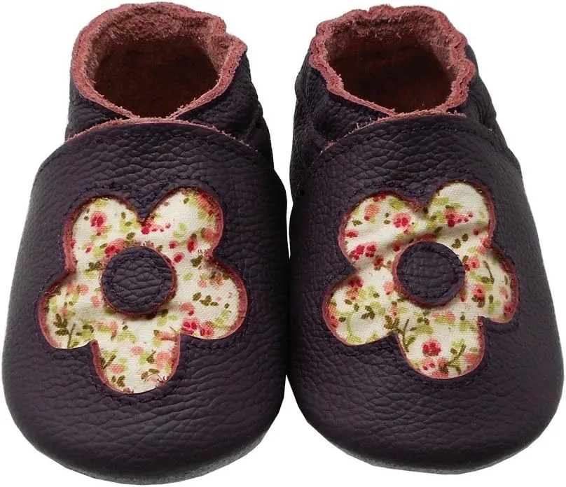 YIHAKIDS Soft Sole Baby Girls Boys Shoes Infant Toddler Leather Moccasins Slippers First Walker Crib Shoes Unisex 0-36 Months